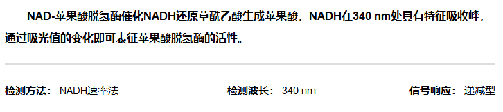 NAD-蘋果酸脫氫酶活性檢測試劑盒圖示2