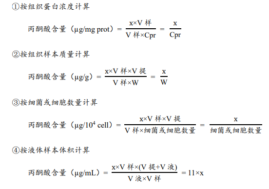 丙酮酸含量檢測試劑盒說明書圖3